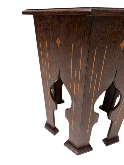 Arts & Crafts Side Table in Wenge, 1900s